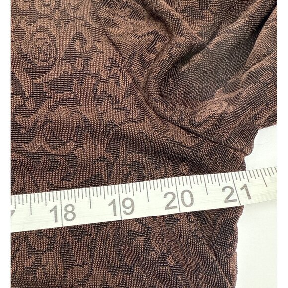 Vtg-Inspired Private Edition By Chico's Brown Button-Up Cardigan Dark Academia - Picture 7 of 10